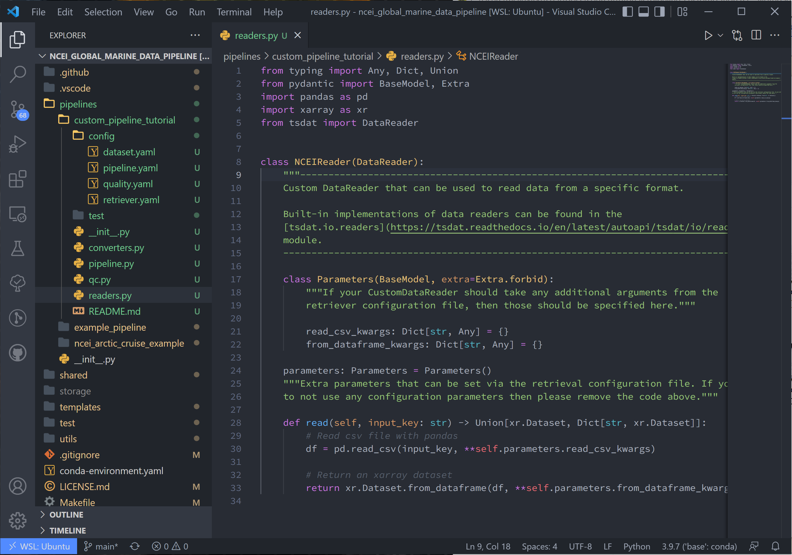 NCEI reader python file
